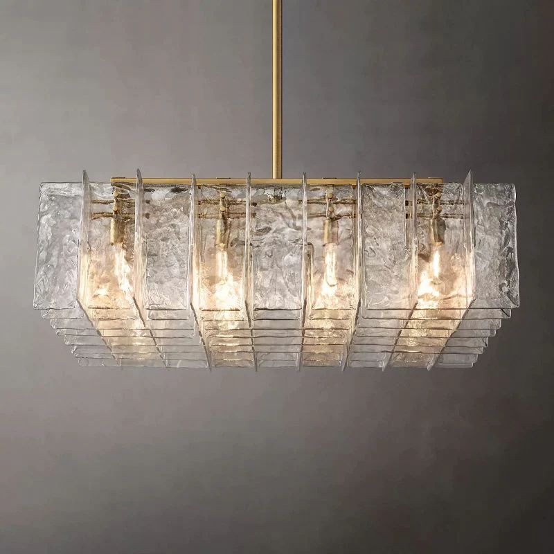 Sharon Square Chandelier 49" For Living Room
