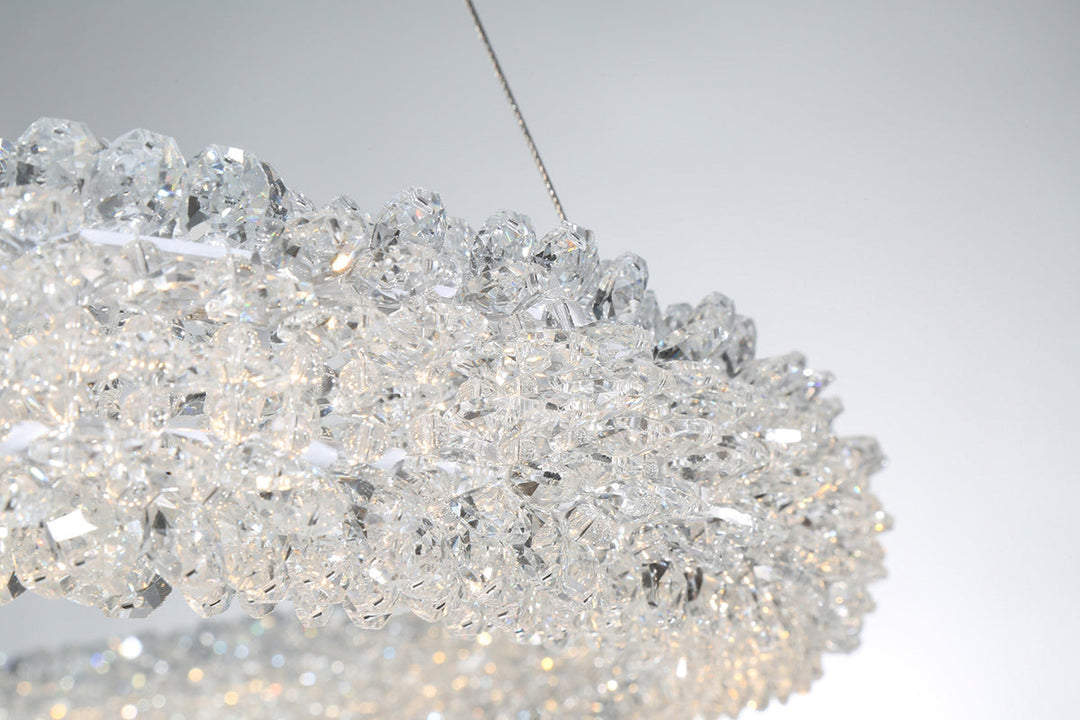 Shaze Crystal Round Chandelier