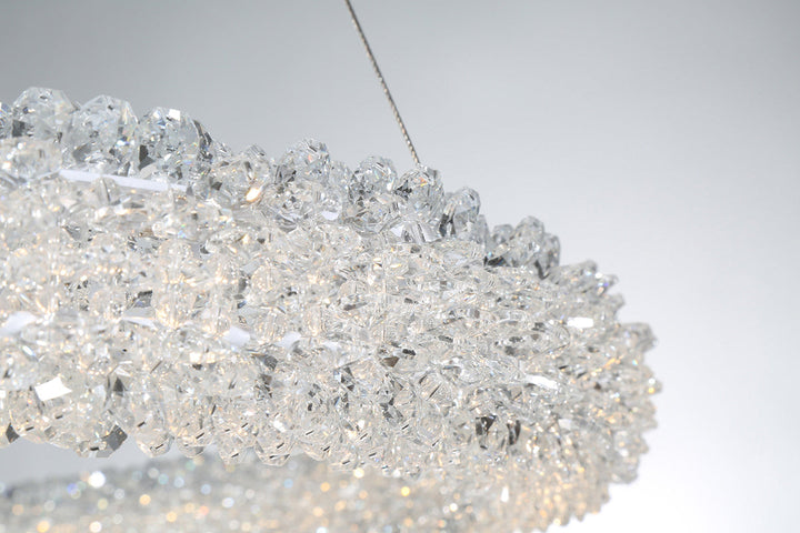 Shaze Crystal Round Chandelier