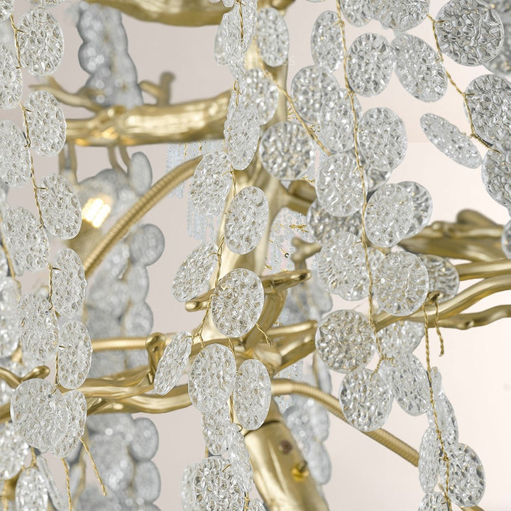 Shiro Noda Crystal Tree Branch Chandelier 95"