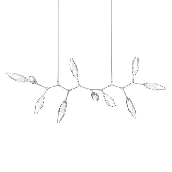 Sina Crystal Modern Branch LED Linear Chandelier