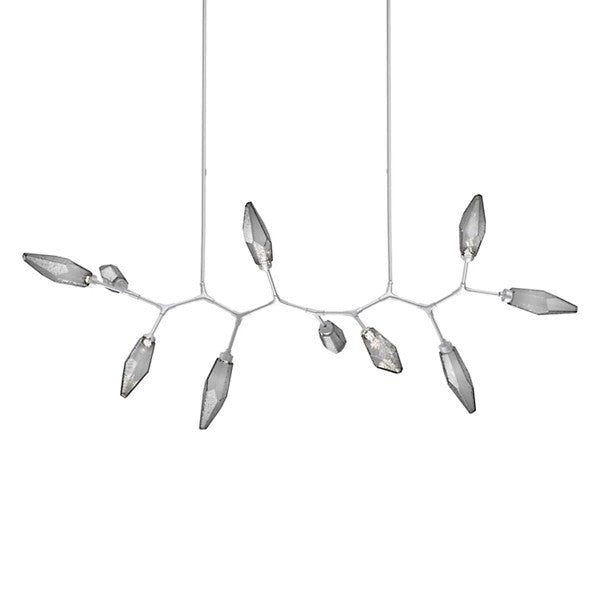 Sina Crystal Modern Branch LED Linear Chandelier