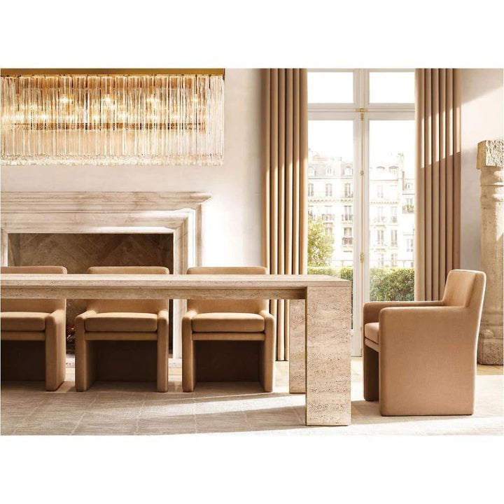 Ancelotti Rectangular  Dining Room Chandelier 73”