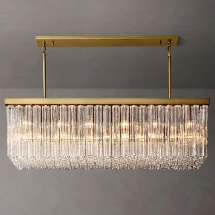 Ancelotti Rectangular  Dining Room Chandelier 73”