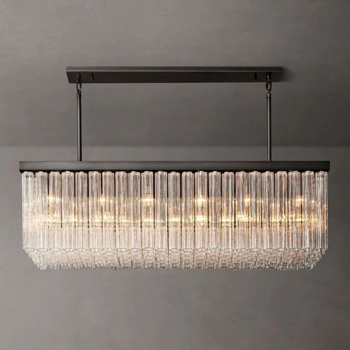 Ancelotti Rectangular  Dining Room Chandelier 73”