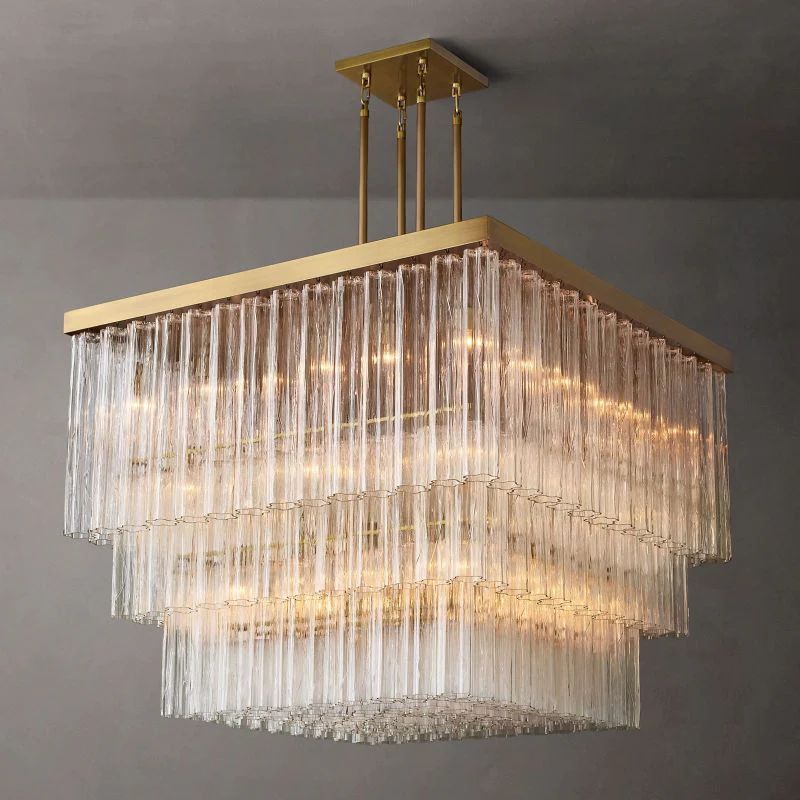 Cielo Square Chandelier 45” For Living Room