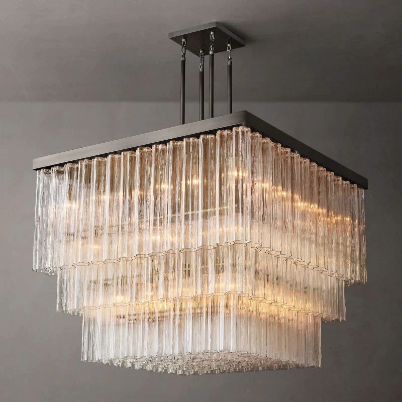 Cielo Square Chandelier 45” For Living Room