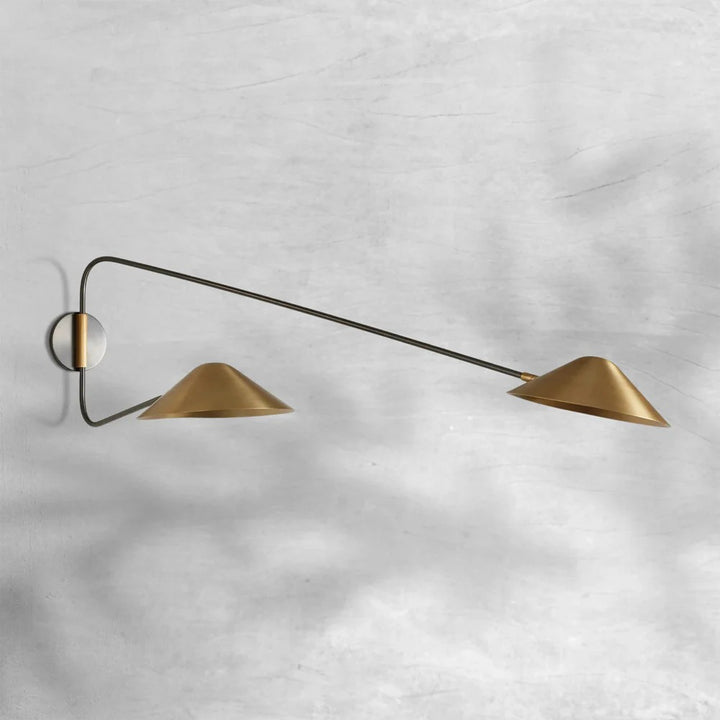 Sivans Long Arm 2-Light Wall Sconce
