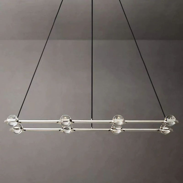Éclatant Rectangular Dining Room Chandelier 54"