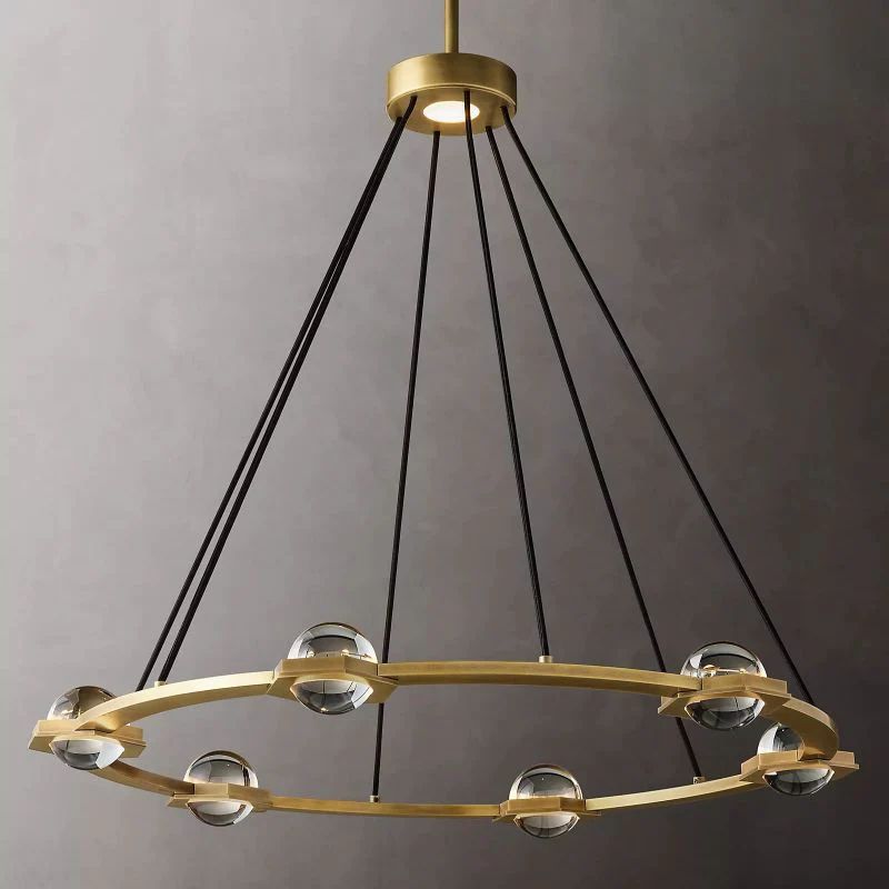 Éclatant Round Living Room Chandelier 36"