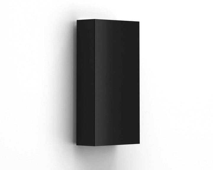 Squared Outdoor Wall Sconce - Black