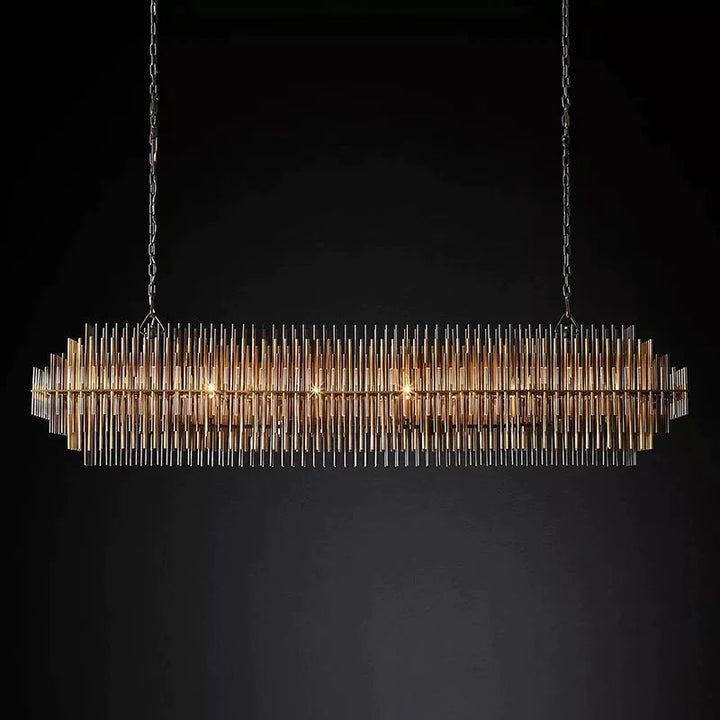 Sturdy Rectangular  Dining Room Chandelier 54"