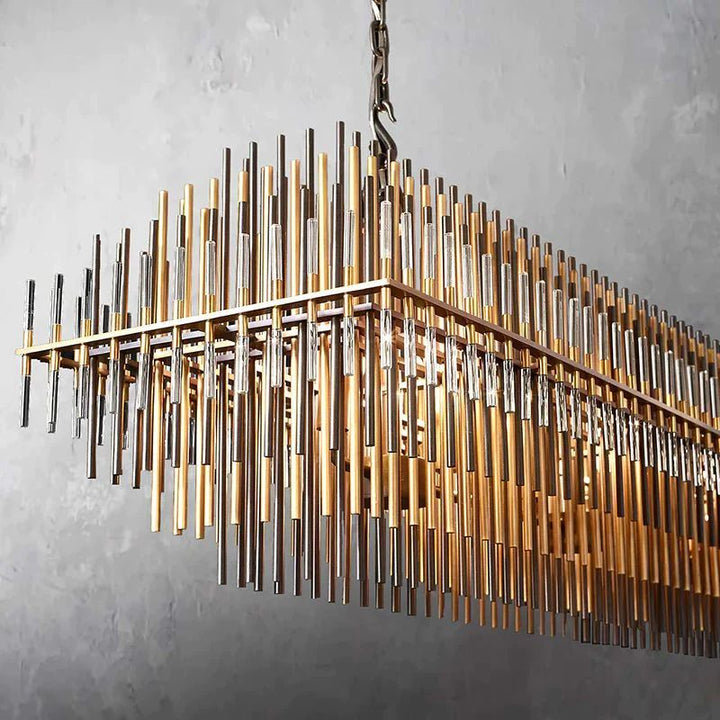 Sturdy Rectangular  Dining Room Chandelier 54"