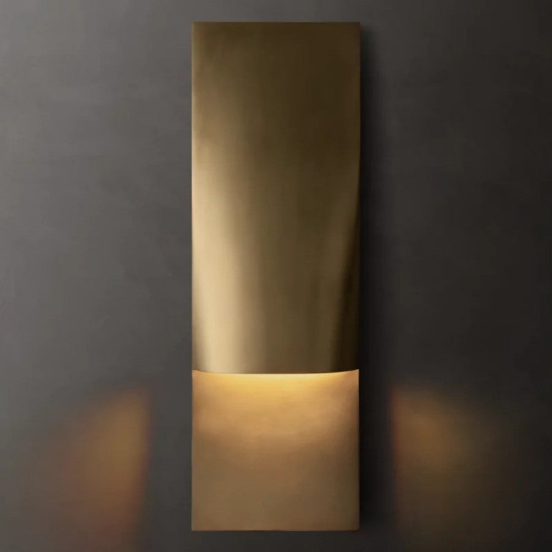 Tazier Vertical Rectangular Sconce 18"H