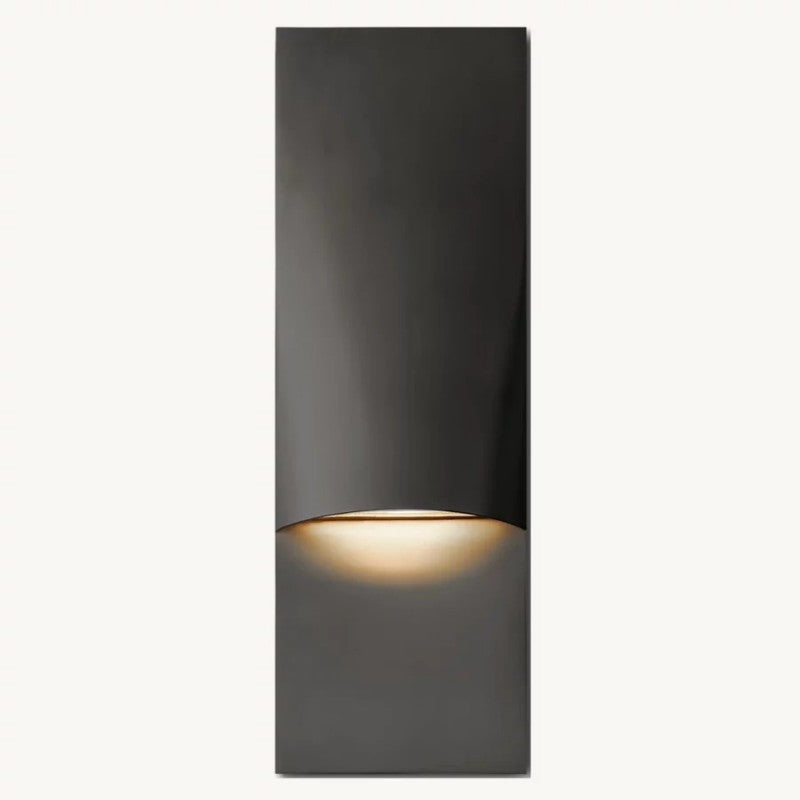 Tazier Vertical Rectangular Sconce 18"H