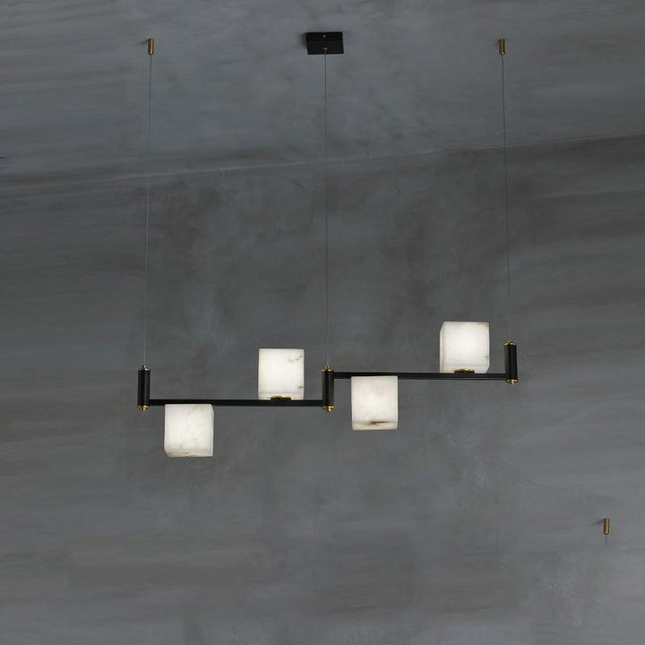 Terry Alabaster Cubic Island Pendant