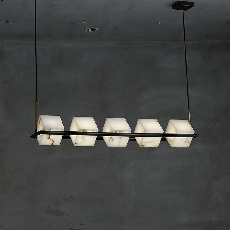 Terry Alabaster Cubic Island Pendant