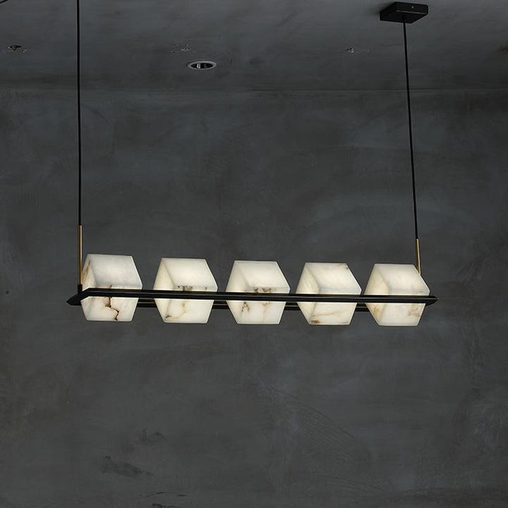Terry Alabaster Cubic Island Pendant