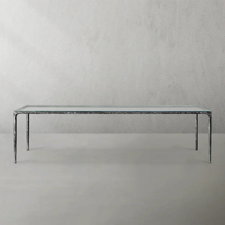 Thaddeus Glass Rectangular Dining Table