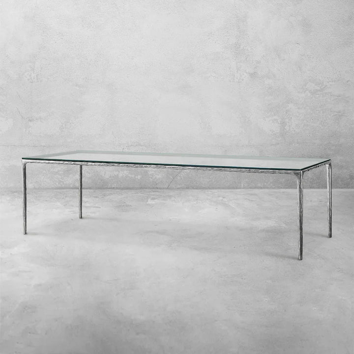 Thaddeus Glass Rectangular Dining Table
