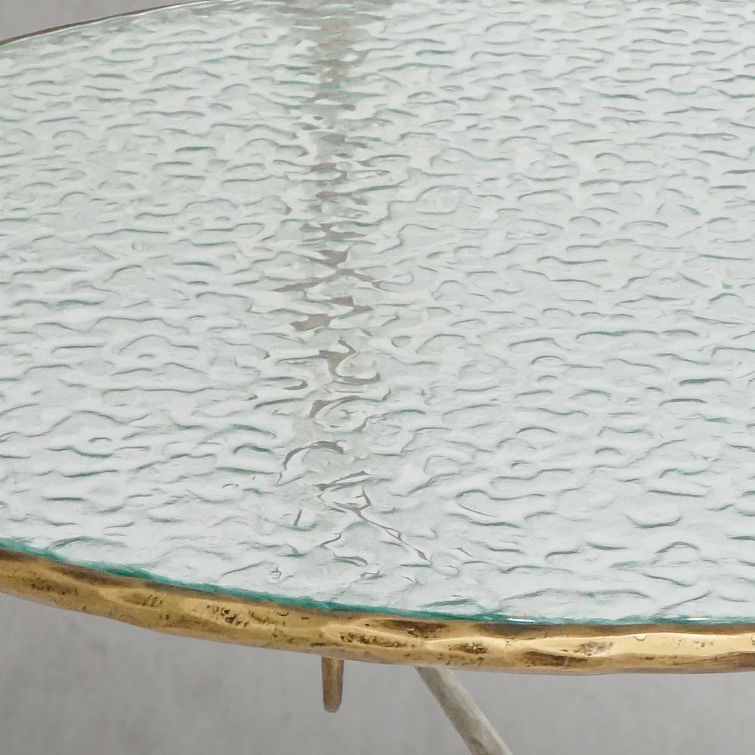 Thaddeus Glass Round Coffee Table