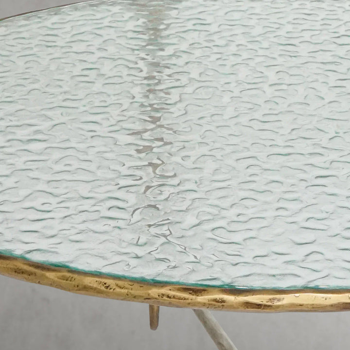 Thaddeus Glass Round Coffee Table