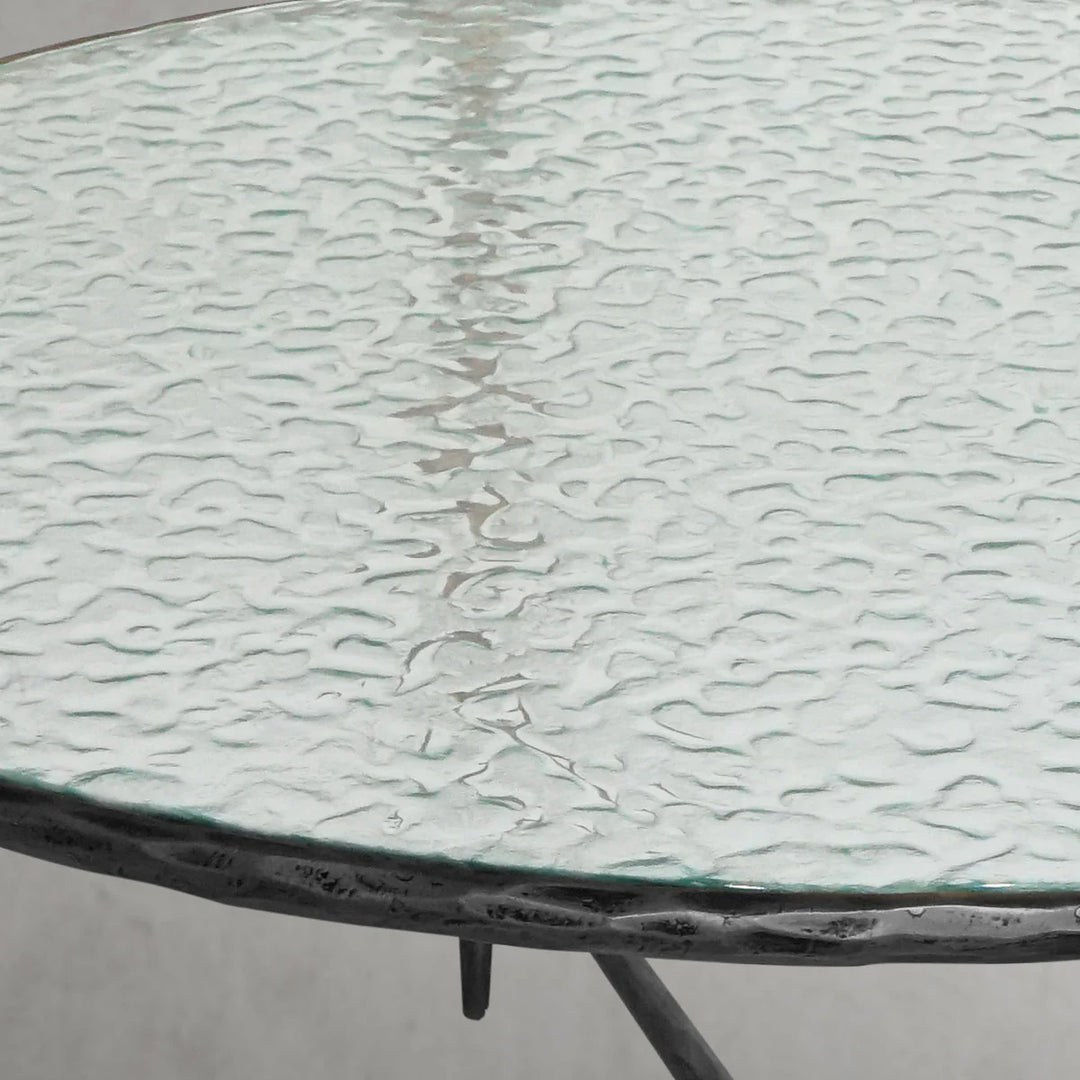 Thaddeus Glass Round Coffee Table