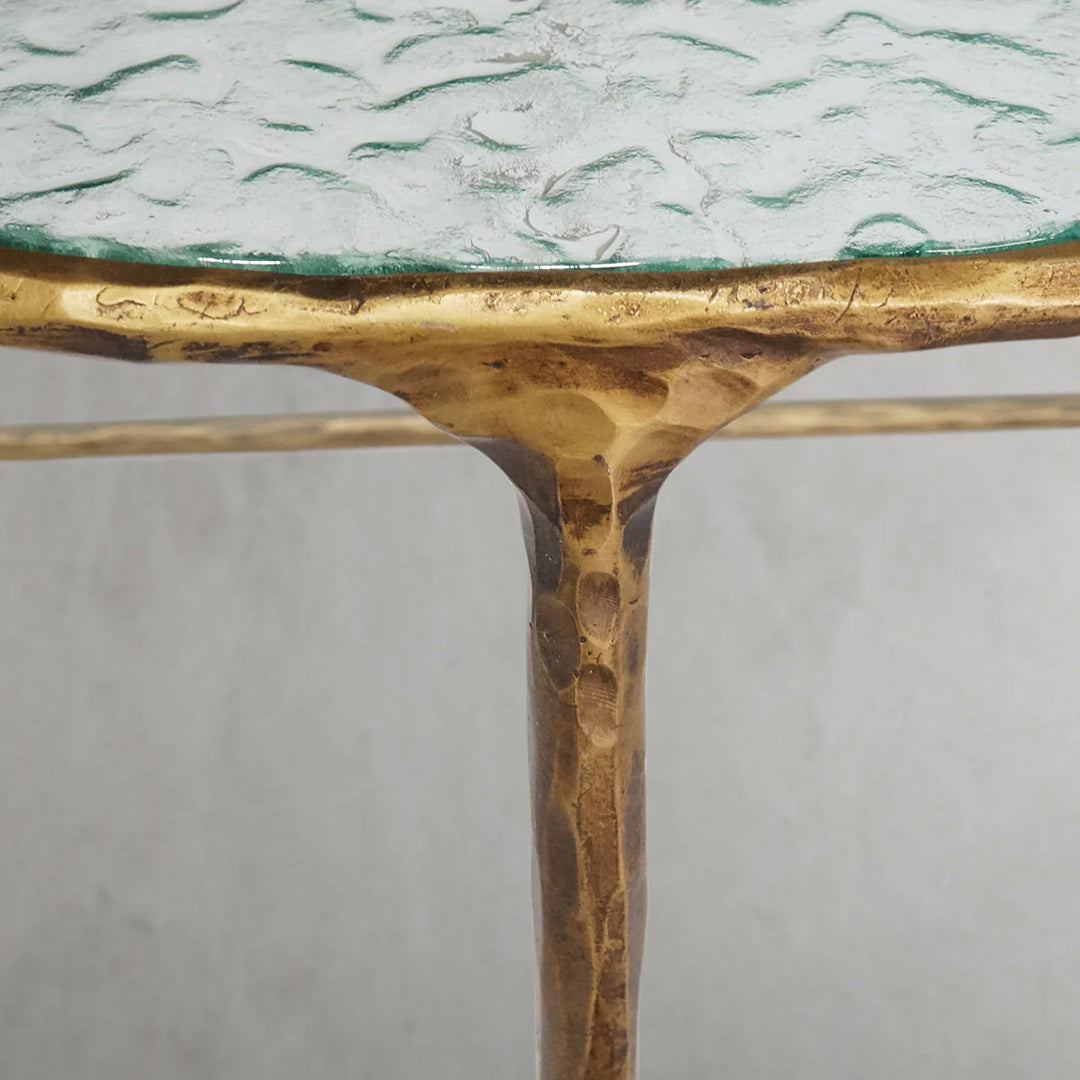 Thaddeus Glass Round Coffee Table