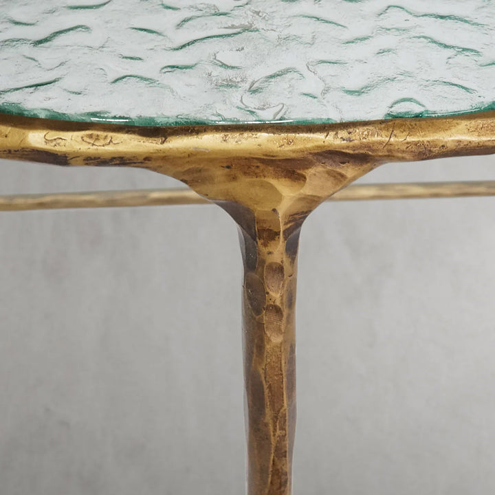 Thaddeus Glass Round Coffee Table