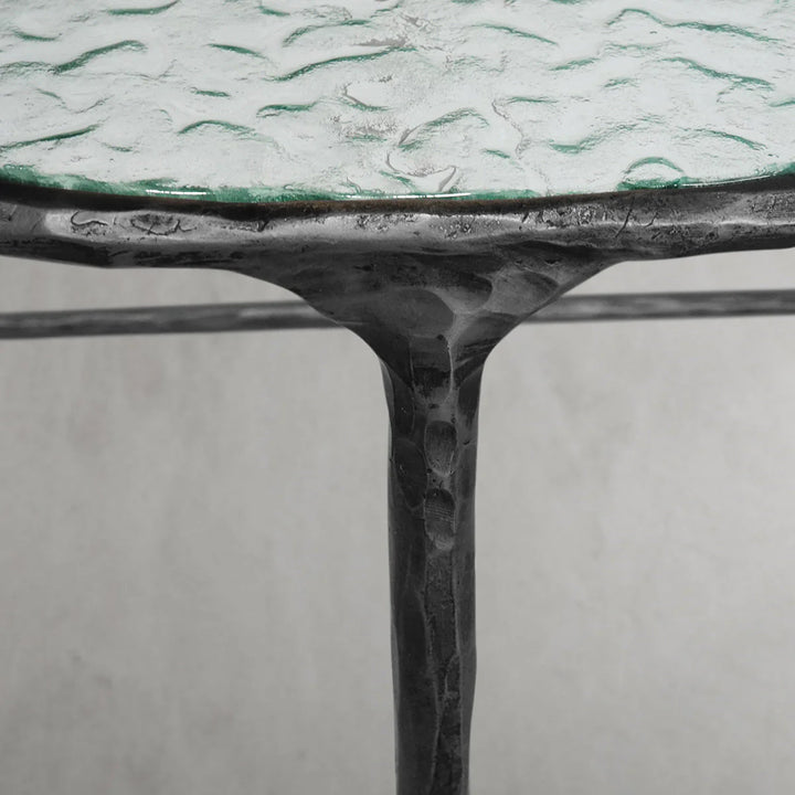 Thaddeus Glass Round Coffee Table