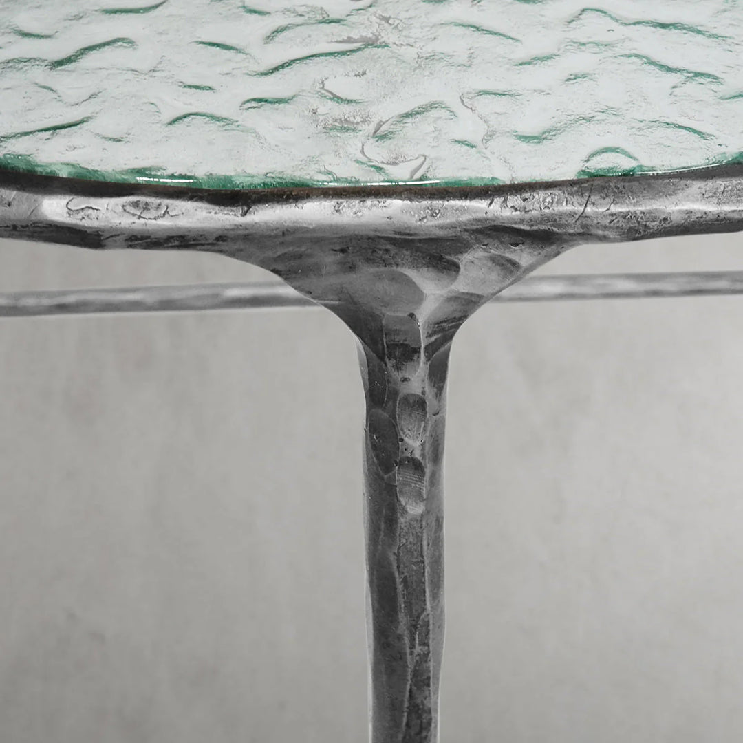 Thaddeus Glass Round Coffee Table