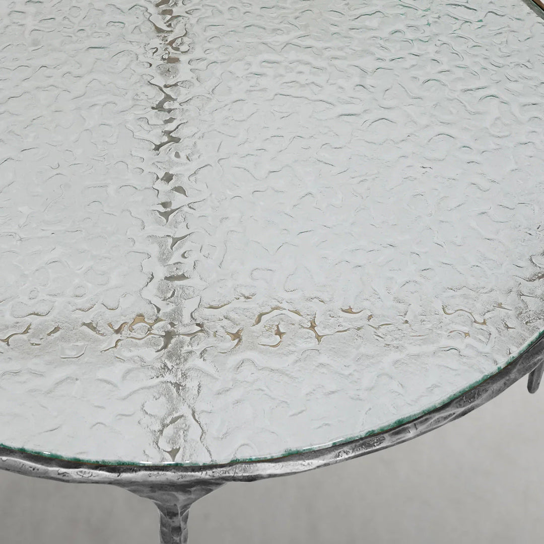 Thaddeus Glass Round Coffee Table