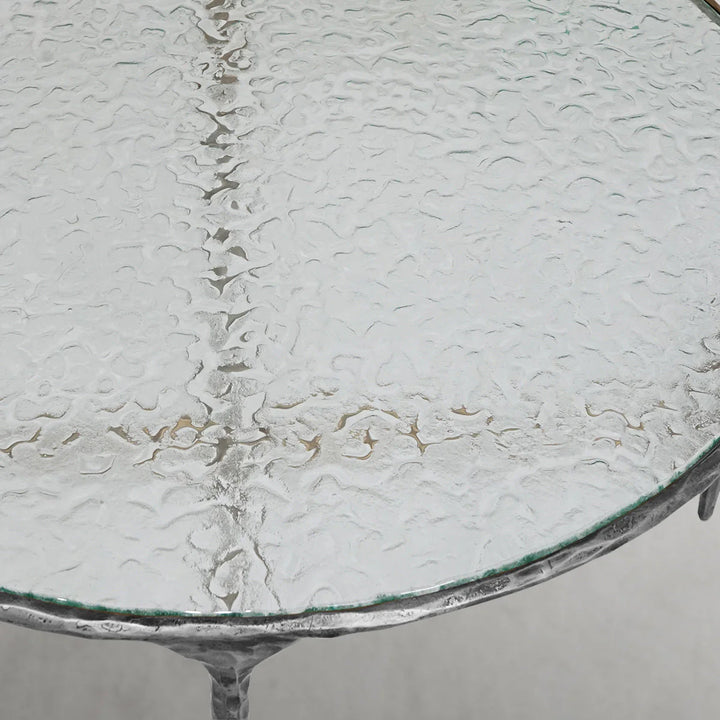 Thaddeus Glass Round Coffee Table