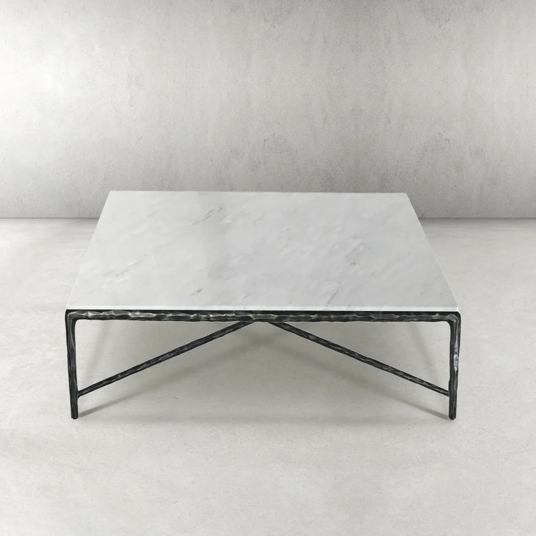 Thaddeus Marble Square Coffee Table 36" 48" 60"