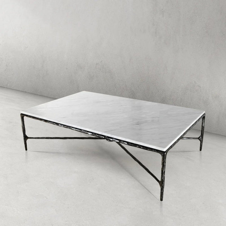 Thaddeus Rectangle Marble Coffee Table