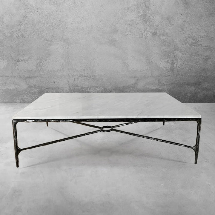 Thaddeus Rectangle Marble Coffee Table