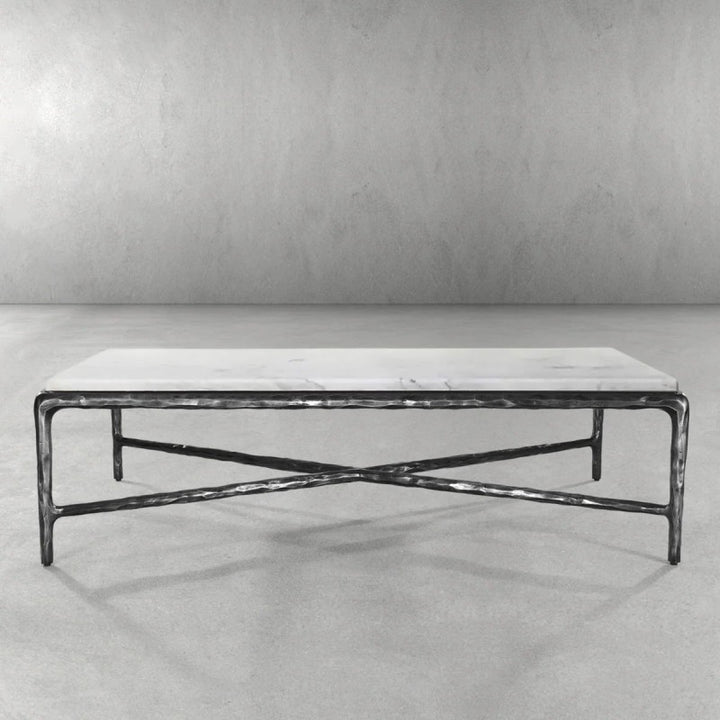 Thaddeus Rectangle Marble Coffee Table