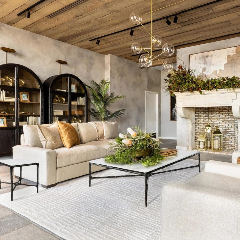 Thaddeus Rectangle Marble Coffee Table