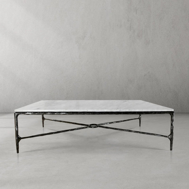 Thaddeus Rectangle Marble Coffee Table