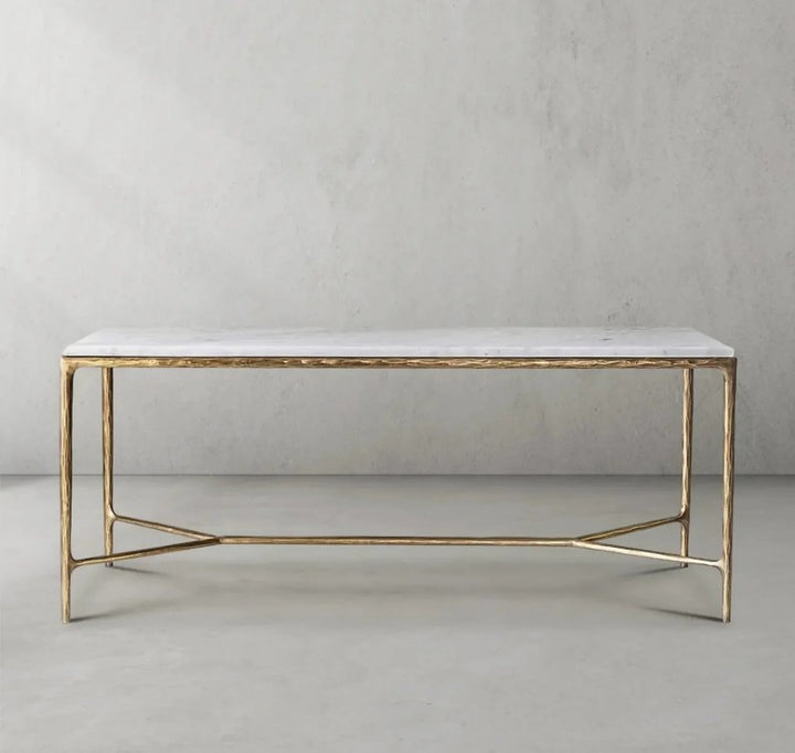 Thaddeus Rectangle Marble Desk