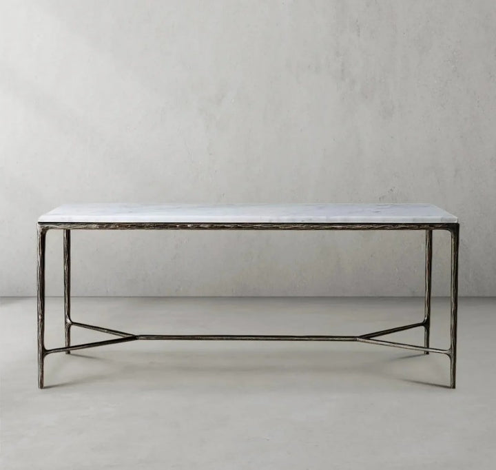 Thaddeus Rectangle Marble Desk