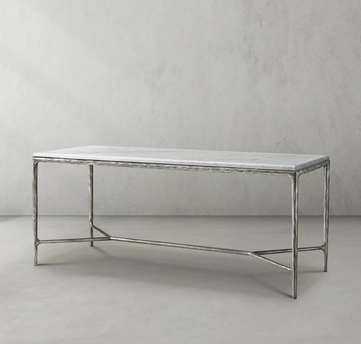 Thaddeus Rectangle Marble Desk
