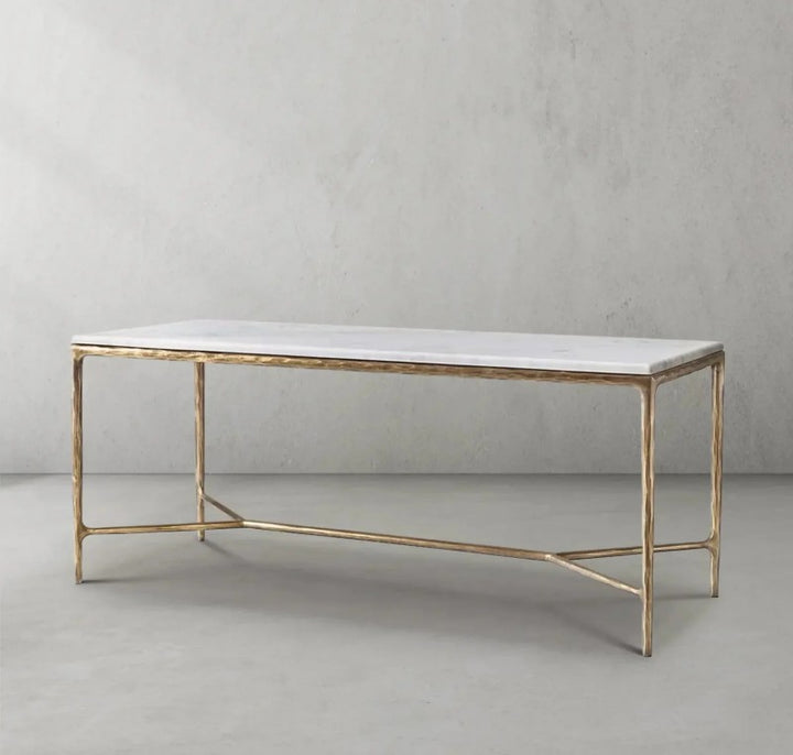 Thaddeus Rectangle Marble Desk