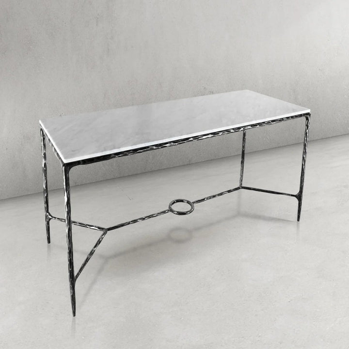 Thaddeus Rectangle Marble Desk