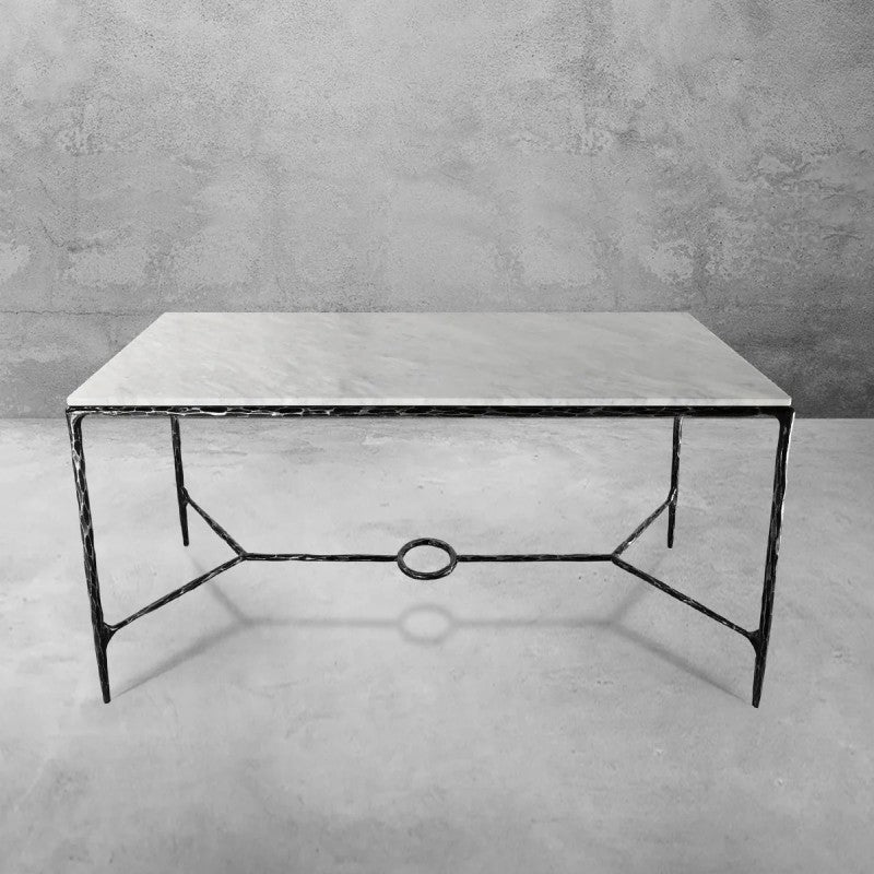 Thaddeus Rectangle Marble Desk