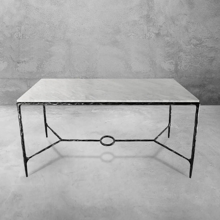 Thaddeus Rectangle Marble Desk