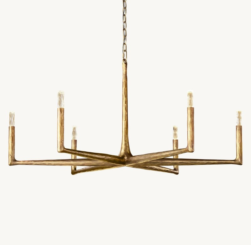 Avarit Glass Round Chandelier 48“