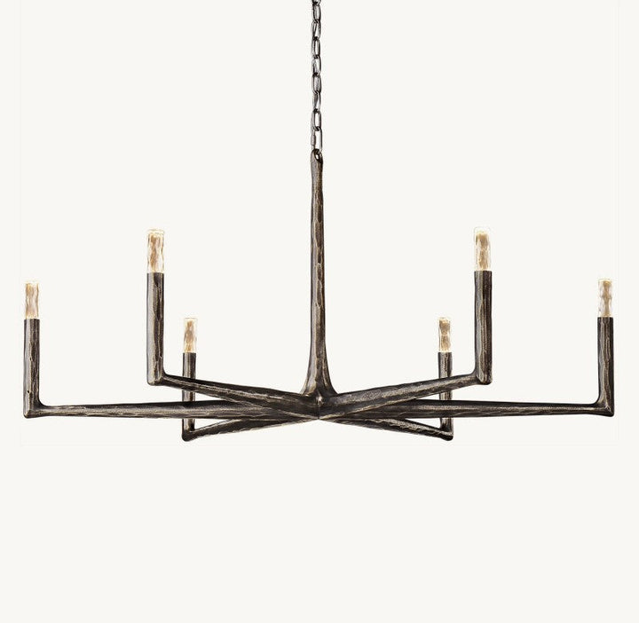 Avarit Glass Round Chandelier 48“