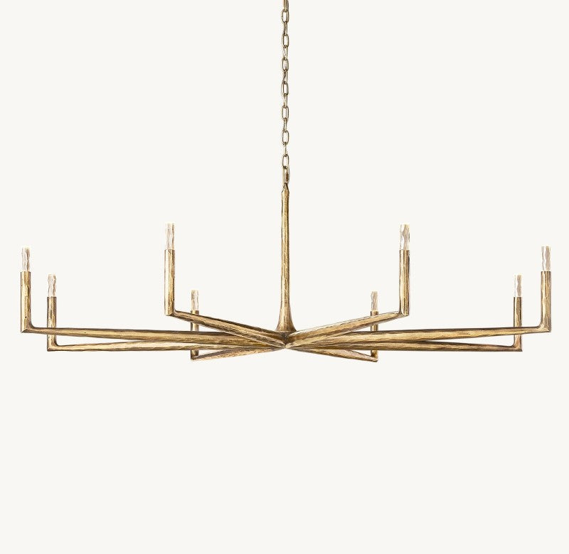 Avarit Glass Round Chandelier 72”