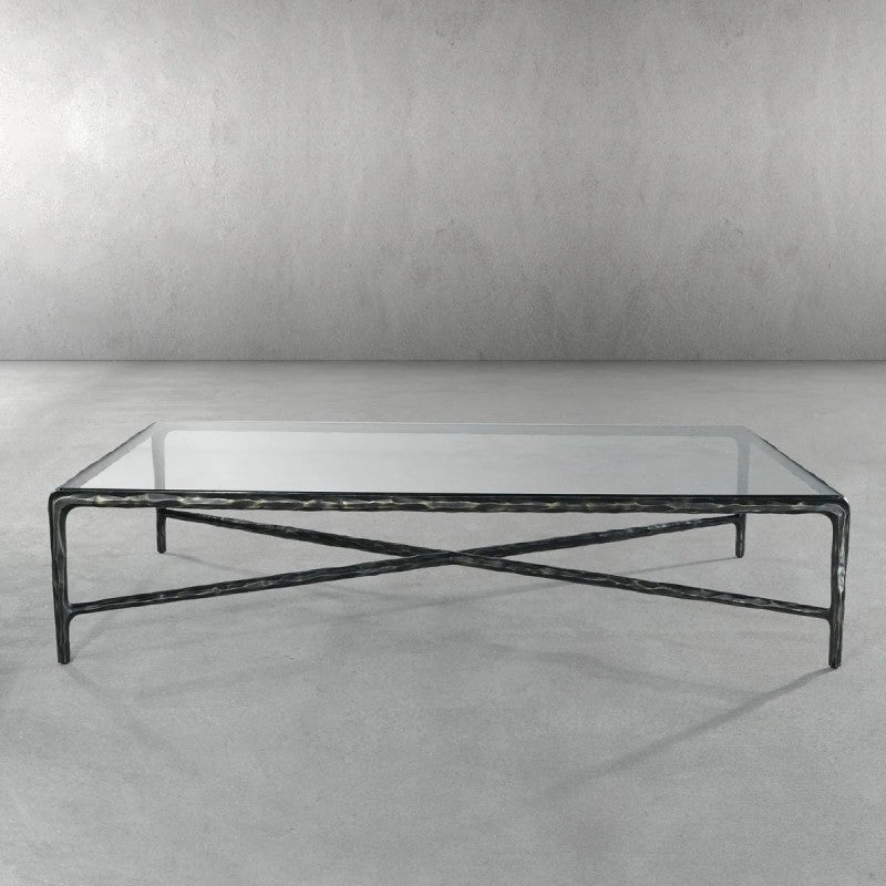 Thaddeus Square Glass Coffee Table